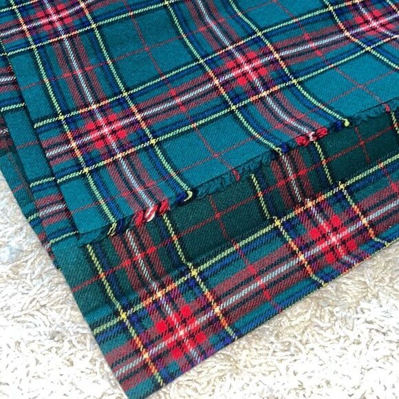 Vintage THE SCOTCH HOUSE Made In Scotland Pure Wool Kilt Skirt Tartan Womens 26 - Picture 13 of 13